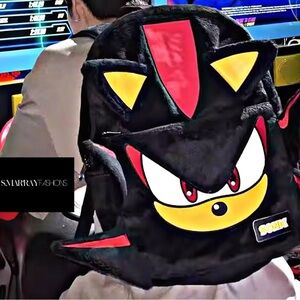 Sonic Black and Red Backpack